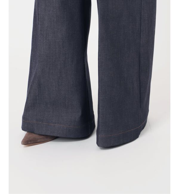 NOBLE「デニムライクスラックス」|デニム|