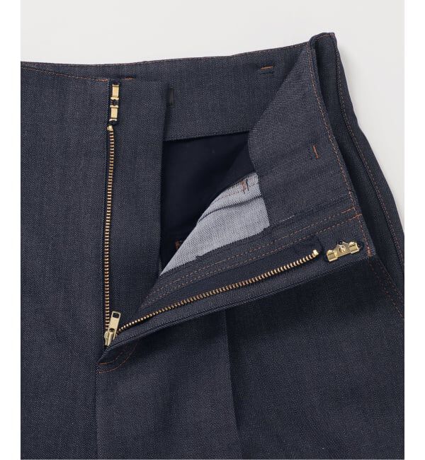 NOBLE「デニムライクスラックス」|デニム|