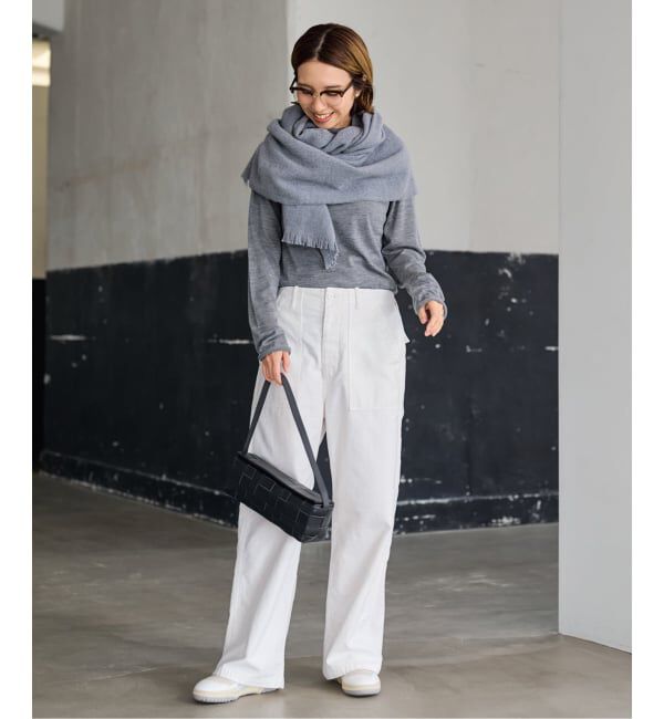 FRAMeWORK「≪追加≫ミリタリースラブバックサテンベイカーパンツ 4」|カーゴ|