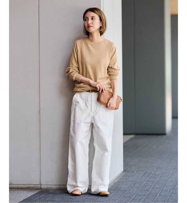 FRAMeWORK「≪追加≫ミリタリースラブバックサテンベイカーパンツ 4」|カーゴ|