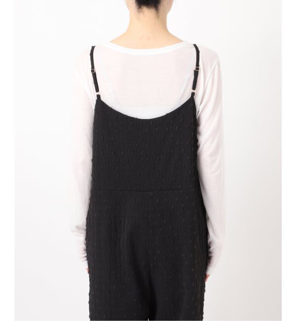 Spick and Span「《WEB限定 / 追加》ドットジャガードサロペット」|オールインワン|