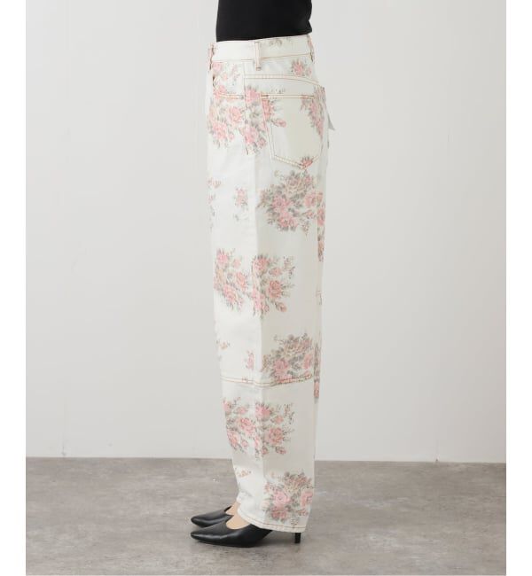 U by SPICK&SPAN「GANNI/ガニー Print Denim Stary」|スラックス|