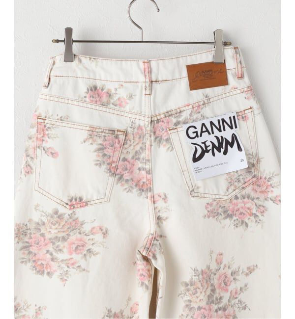 U by SPICK&SPAN「GANNI/ガニー Print Denim Stary」|スラックス|