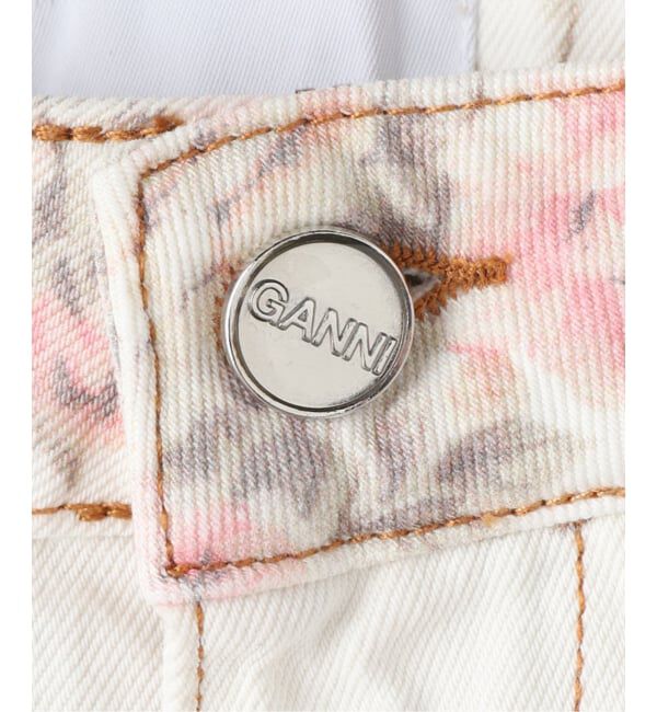 U by SPICK&SPAN「GANNI/ガニー Print Denim Stary」|スラックス|
