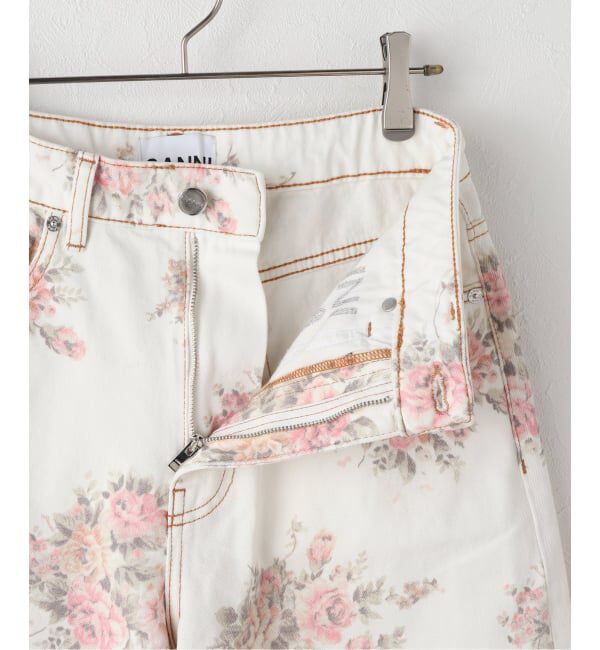 U by SPICK&SPAN「GANNI/ガニー Print Denim Stary」|スラックス|