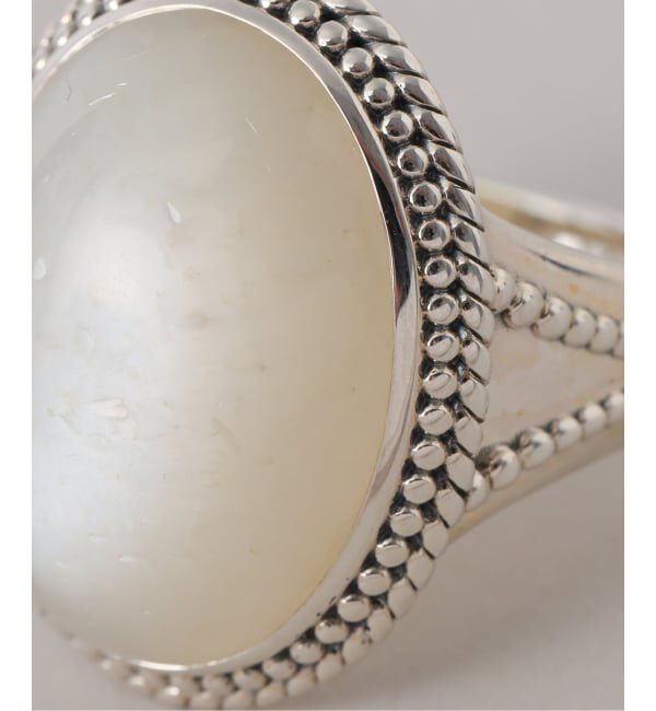 Spick and Span「【SAMH by LILAS】ホワイトムーンストーンリング SV」|リング|