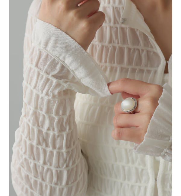 Spick and Span「【SAMH by LILAS】ホワイトムーンストーンリング SV」|リング|