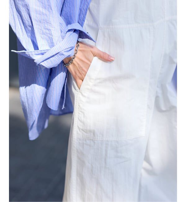 FRAMeWORK「ヴィンテージタイプライターサロペット」|オールインワン|