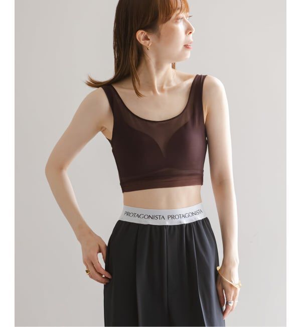 NOBLE「《追加》NICENICE MOMENT/ナイスナイスモーメント MESH BRA TANK」|インナー|