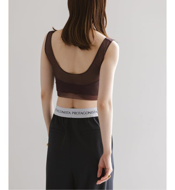 NOBLE「《追加》NICENICE MOMENT/ナイスナイスモーメント MESH BRA TANK」|インナー|