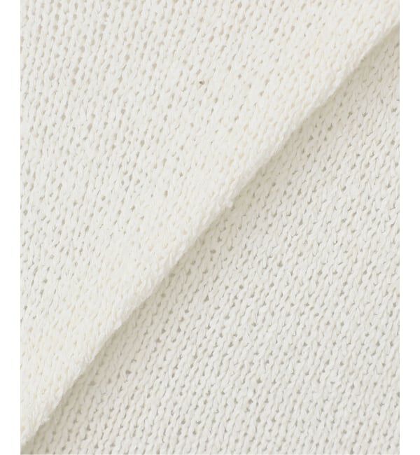 Spick and Span「シルクコンペーパーヤーンニュアンスネックニット」|ニット・セーター|