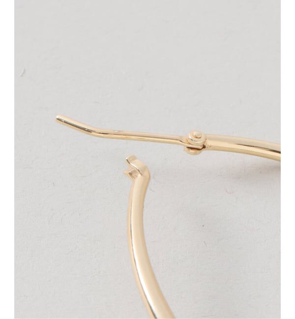 Spick and Span「《WEB限定予約》【SAMH by LILAS】ウェーブフープピアスK18GP（両耳）」|ピアス|