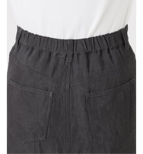 FRAMeWORK「≪予約≫レーヨンリネンピグメントタイトスカート」|スカート|