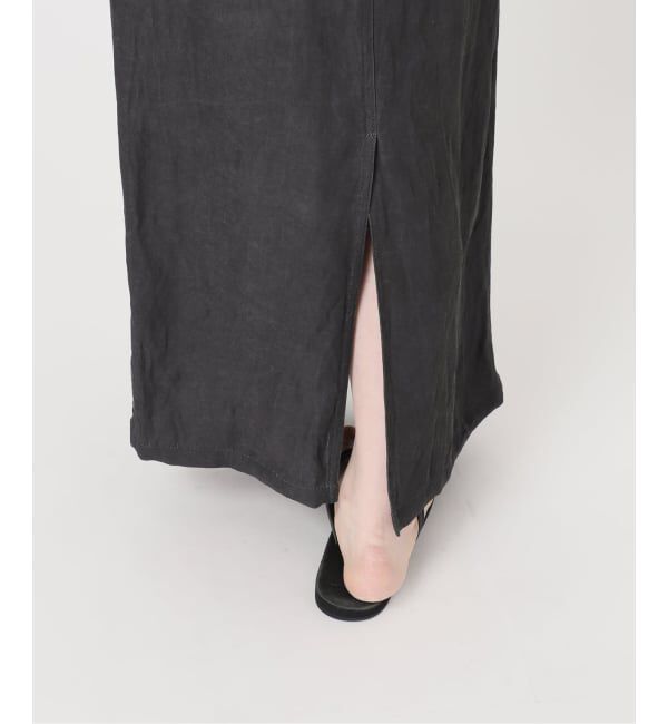FRAMeWORK「≪予約≫レーヨンリネンピグメントタイトスカート」|スカート|
