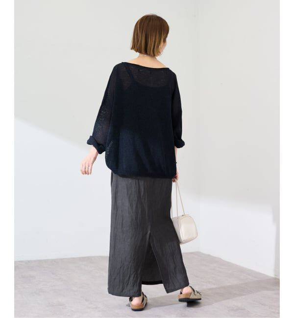 FRAMeWORK「≪予約≫レーヨンリネンピグメントタイトスカート」|スカート|