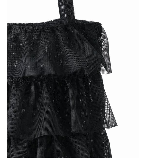 U by SPICK&SPAN「《予約》Casselini/キャセリーニ メッシュフリルトート」|トートバッグ|