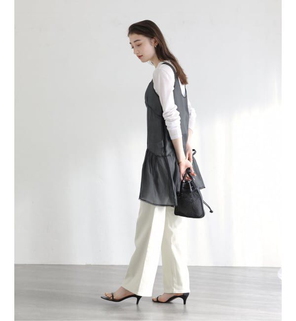  「【洗える】le / ル シアーレイヤードミニワンピース」|ワンピース|