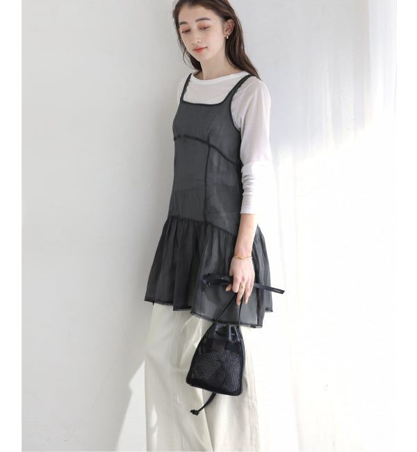  「【洗える】le / ル シアーレイヤードミニワンピース」|ワンピース|