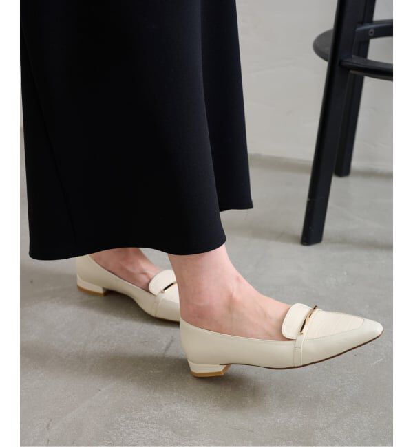  「フレンチスクエアメタルローファー」|ローファー|