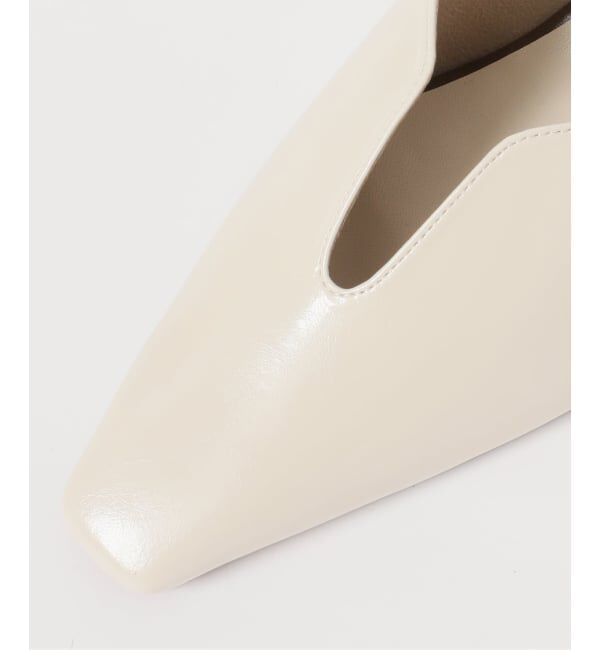 GRISE「《追加》GRISE4cmナロースクエアウェーブスリングバック」|パンプス|