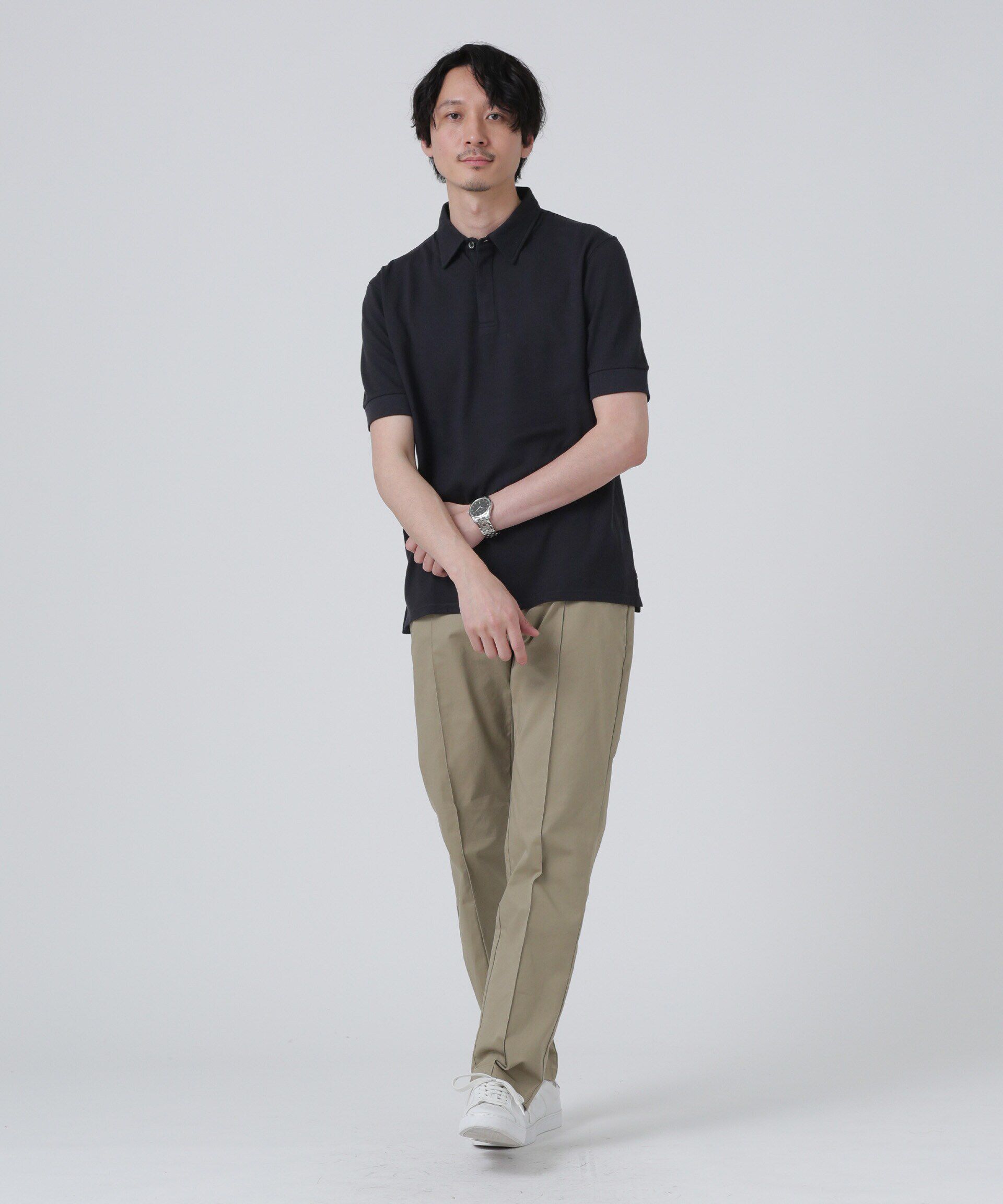 nano･universe「LB.03/Anti Soaked 比翼ポロシャツ」|Tシャツ・カットソー|