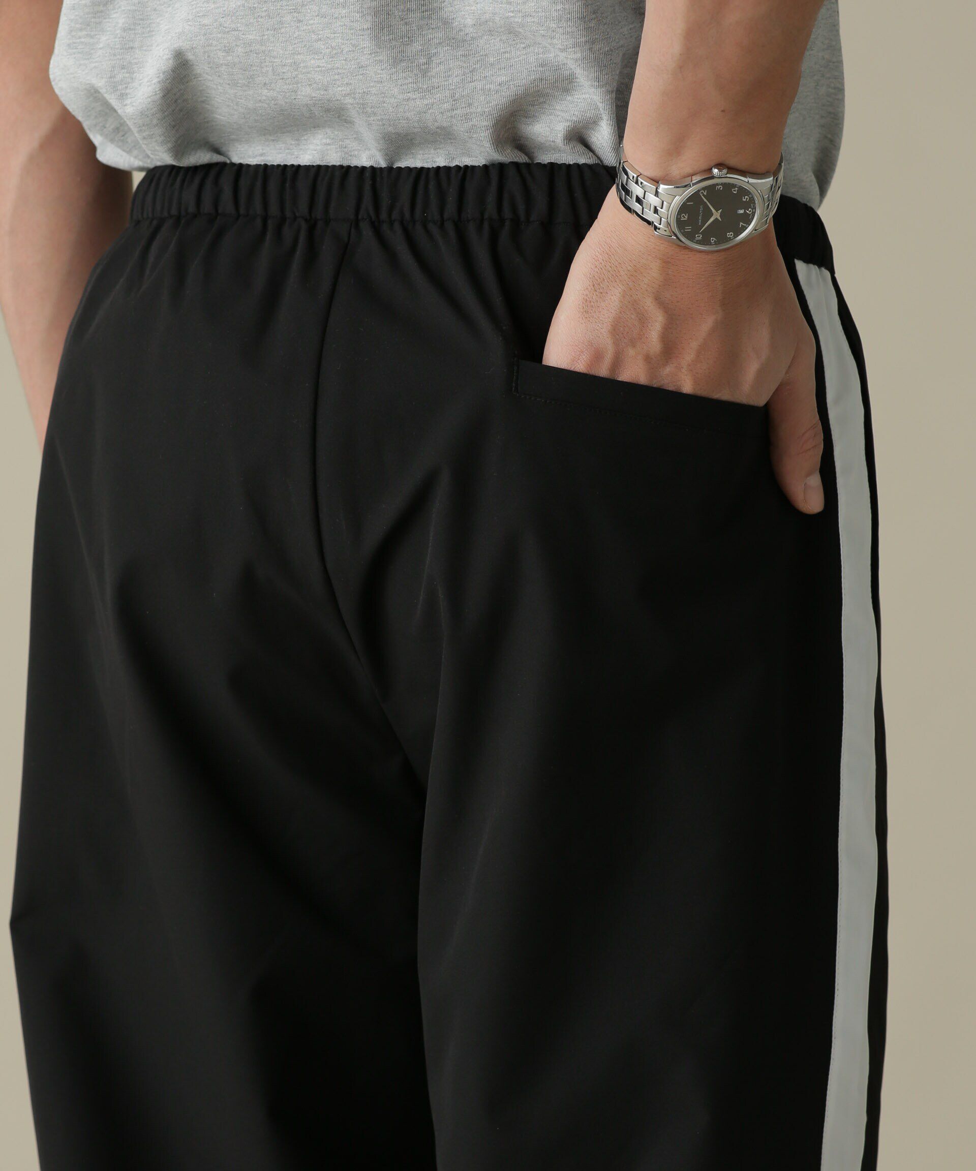 nano･universe「「NJ/CLUB」PARKSTOCK トラックパンツ(セットアップ可)」|その他|