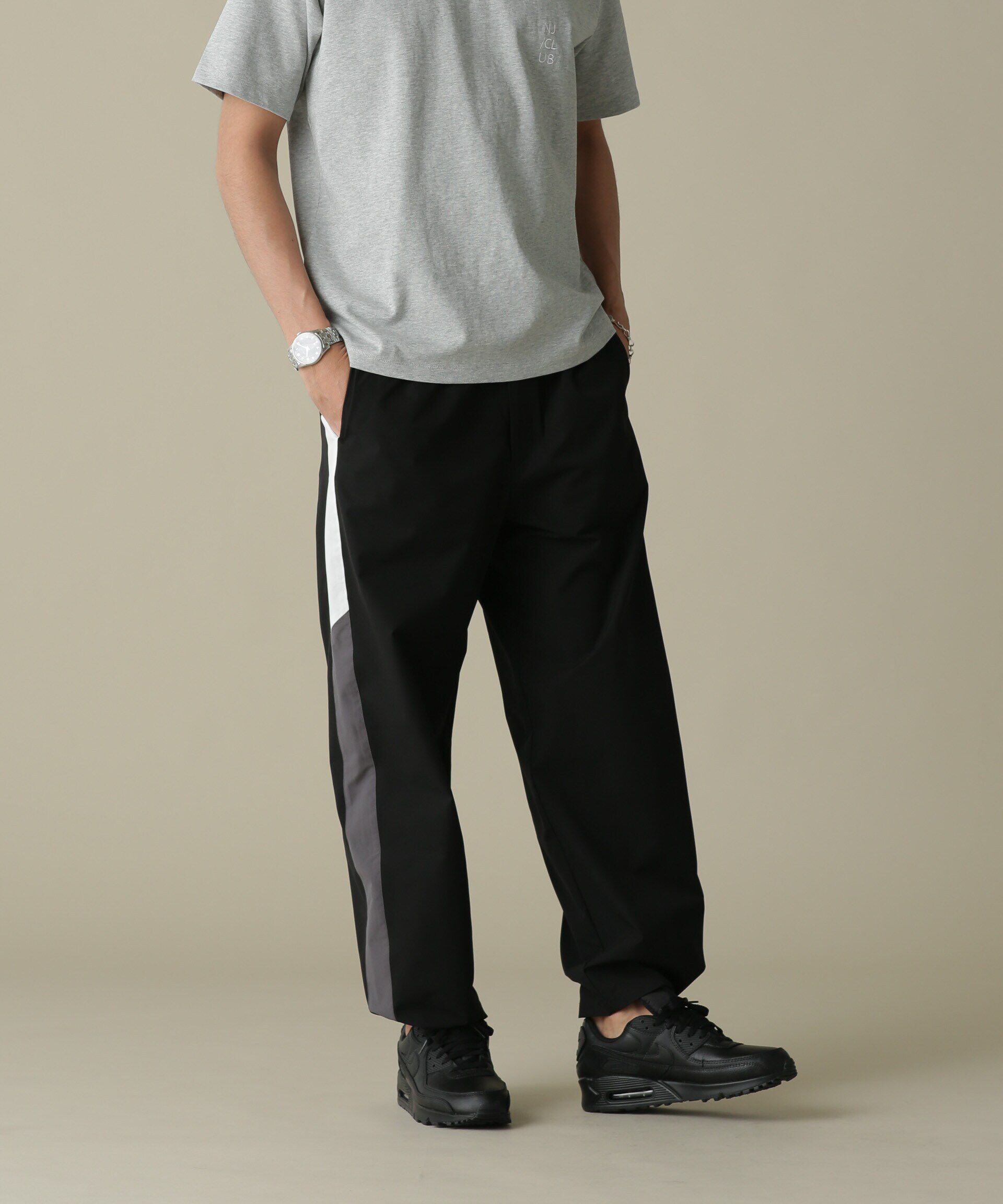 nano･universe「「NJ/CLUB」PARKSTOCK トラックパンツ(セットアップ可)」|その他|