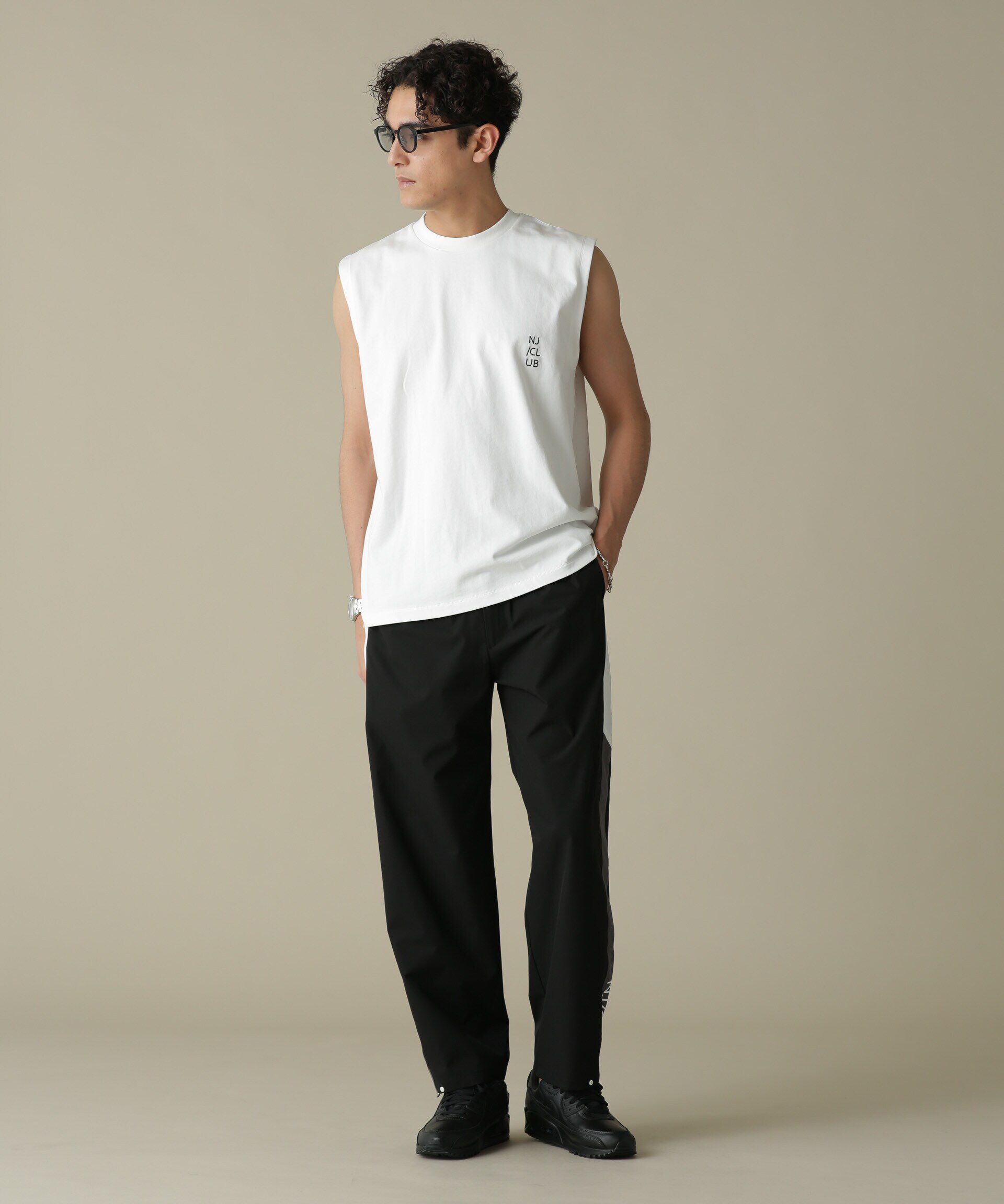 nano･universe「「NJ/CLUB」PARKSTOCK トラックパンツ(セットアップ可)」|その他|