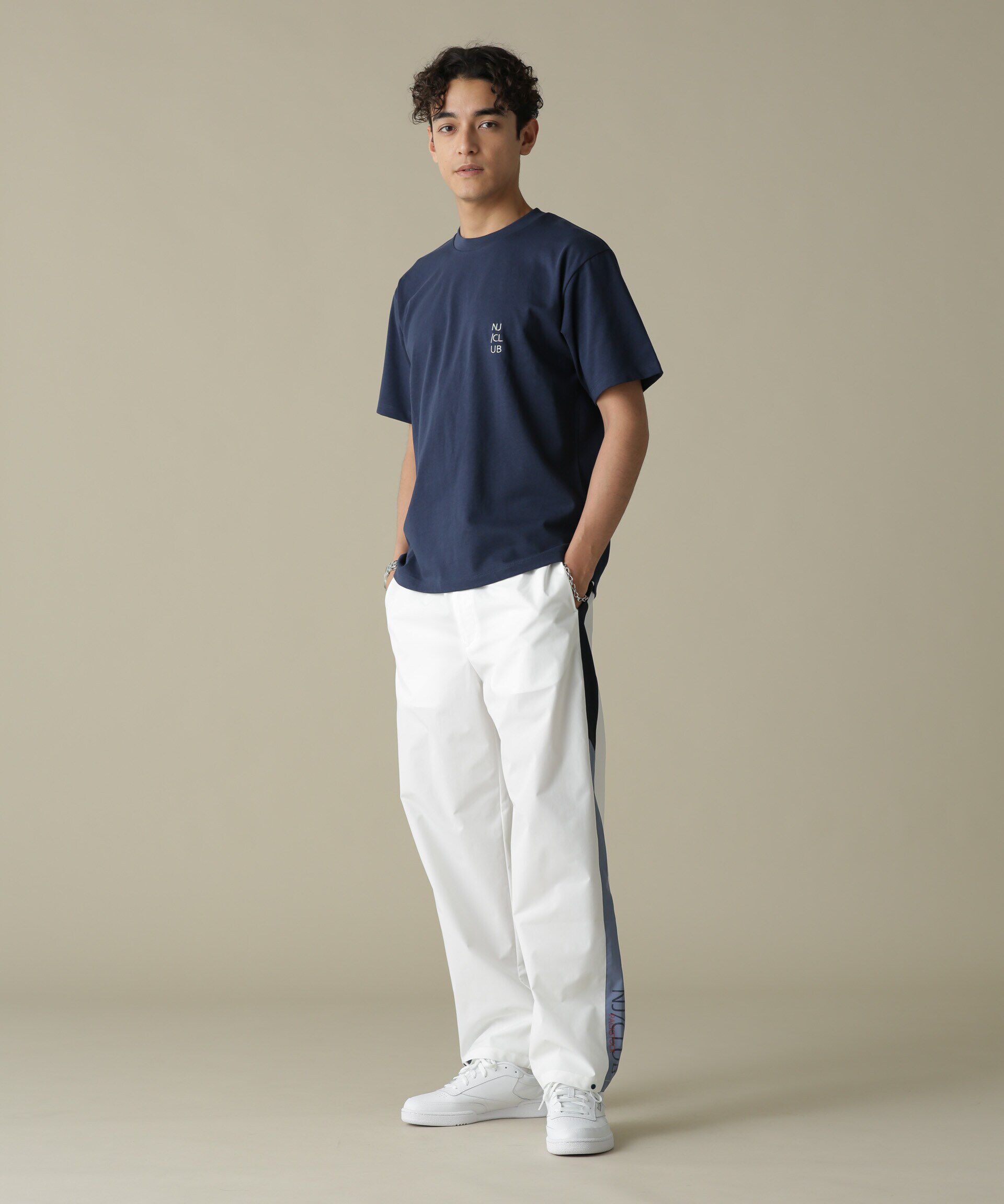 nano･universe「「NJ/CLUB」PARKSTOCK トラックパンツ(セットアップ可)」|その他|