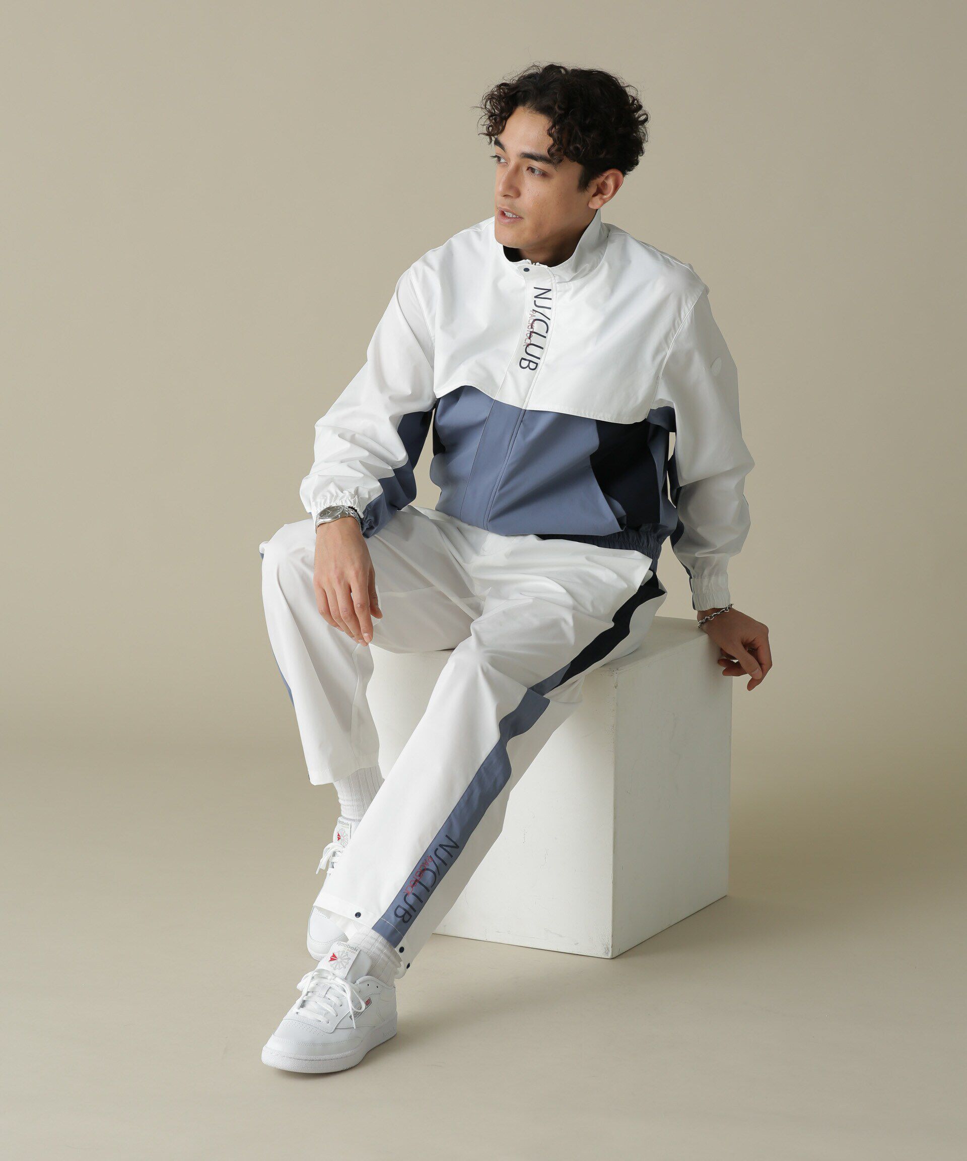 nano･universe「「NJ/CLUB」PARKSTOCK トラックパンツ(セットアップ可)」|その他|