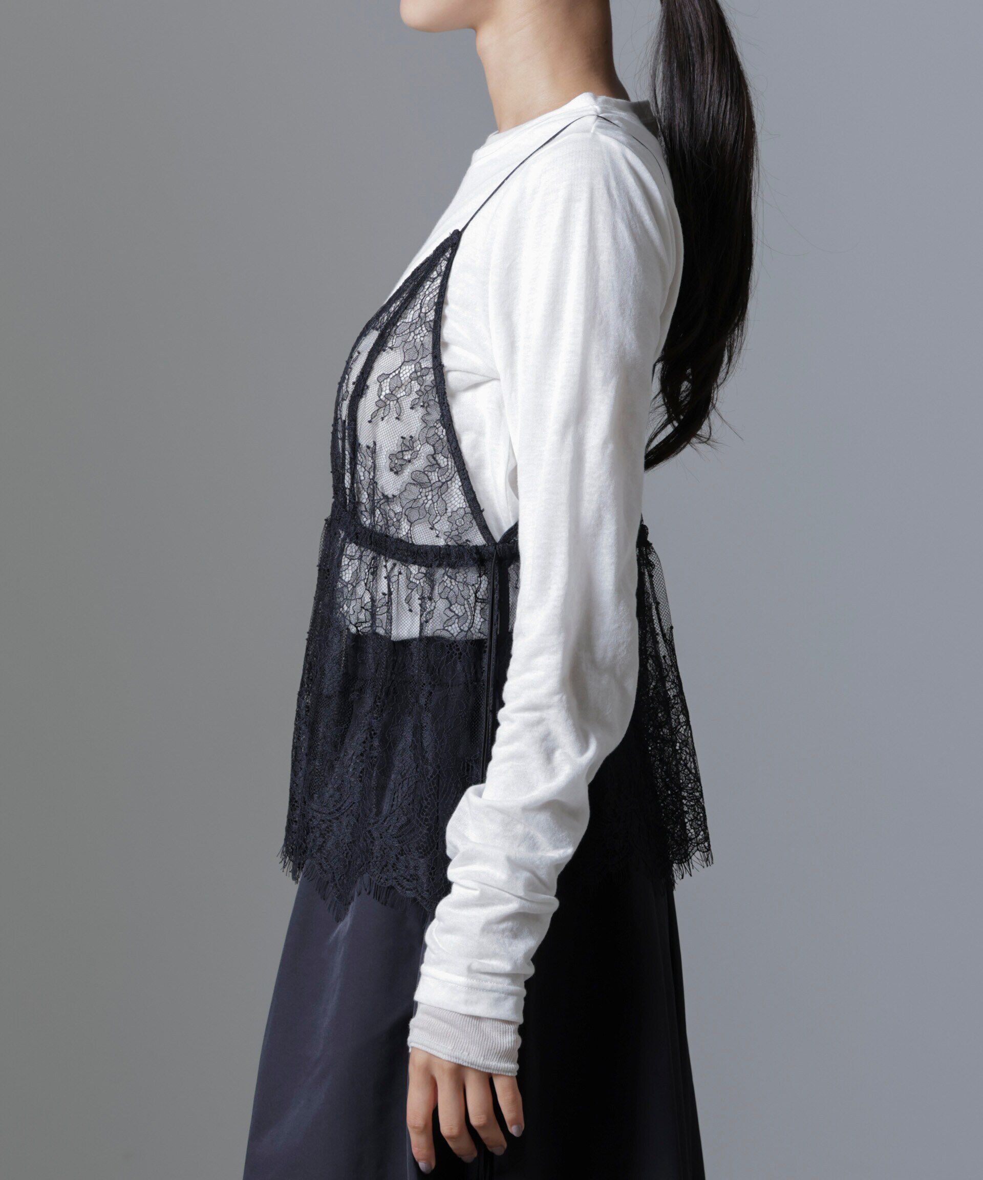 nano･universe「レースキャミブラウス」|シャツ・ブラウス|