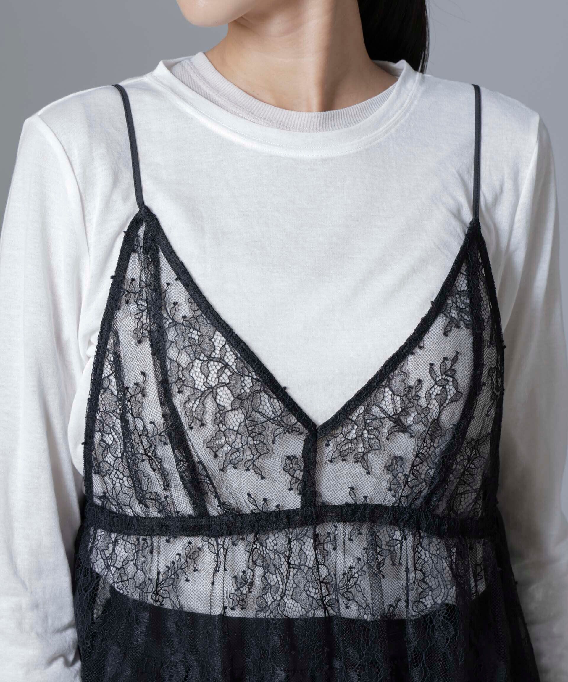 nano･universe「レースキャミブラウス」|シャツ・ブラウス|