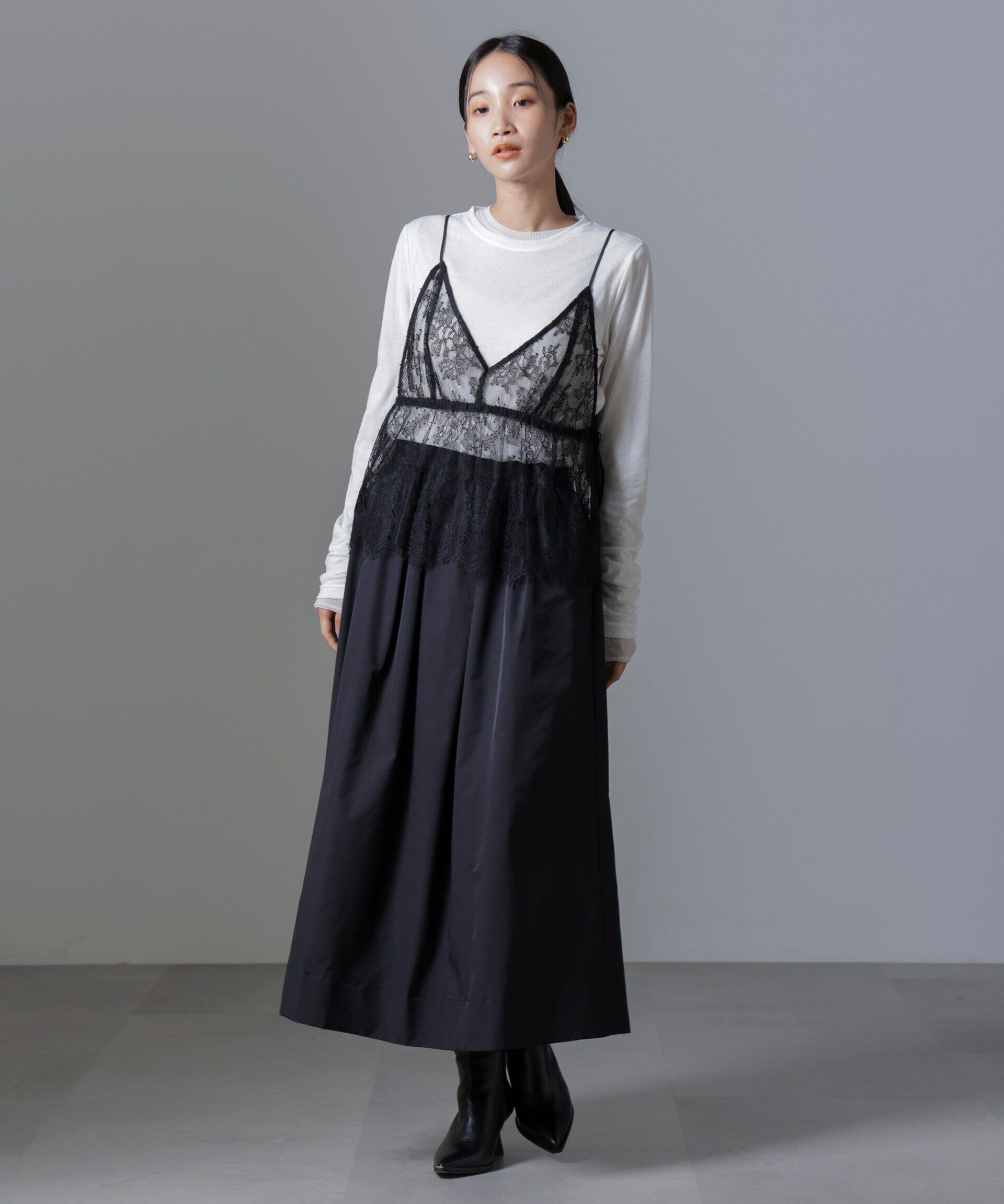 nano･universe「レースキャミブラウス」|シャツ・ブラウス|