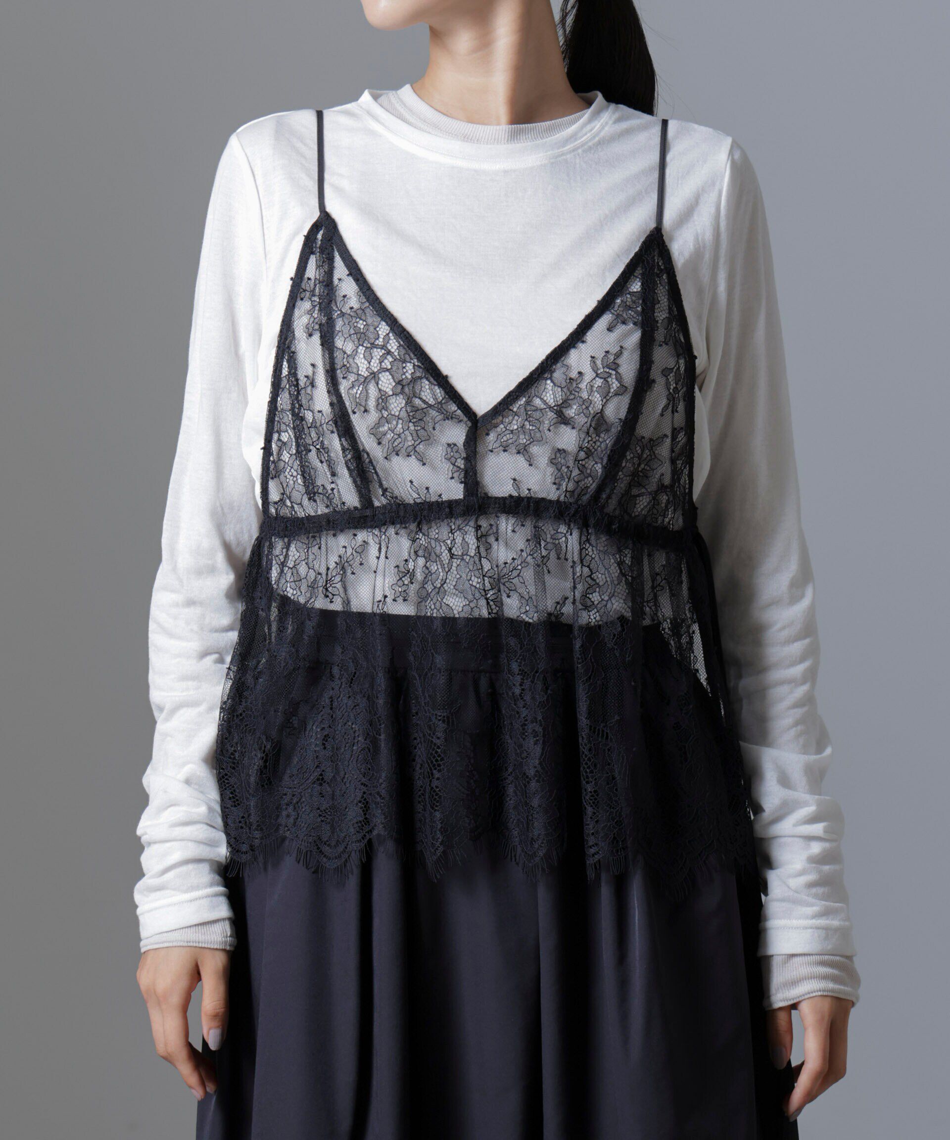 nano･universe「レースキャミブラウス」|シャツ・ブラウス|