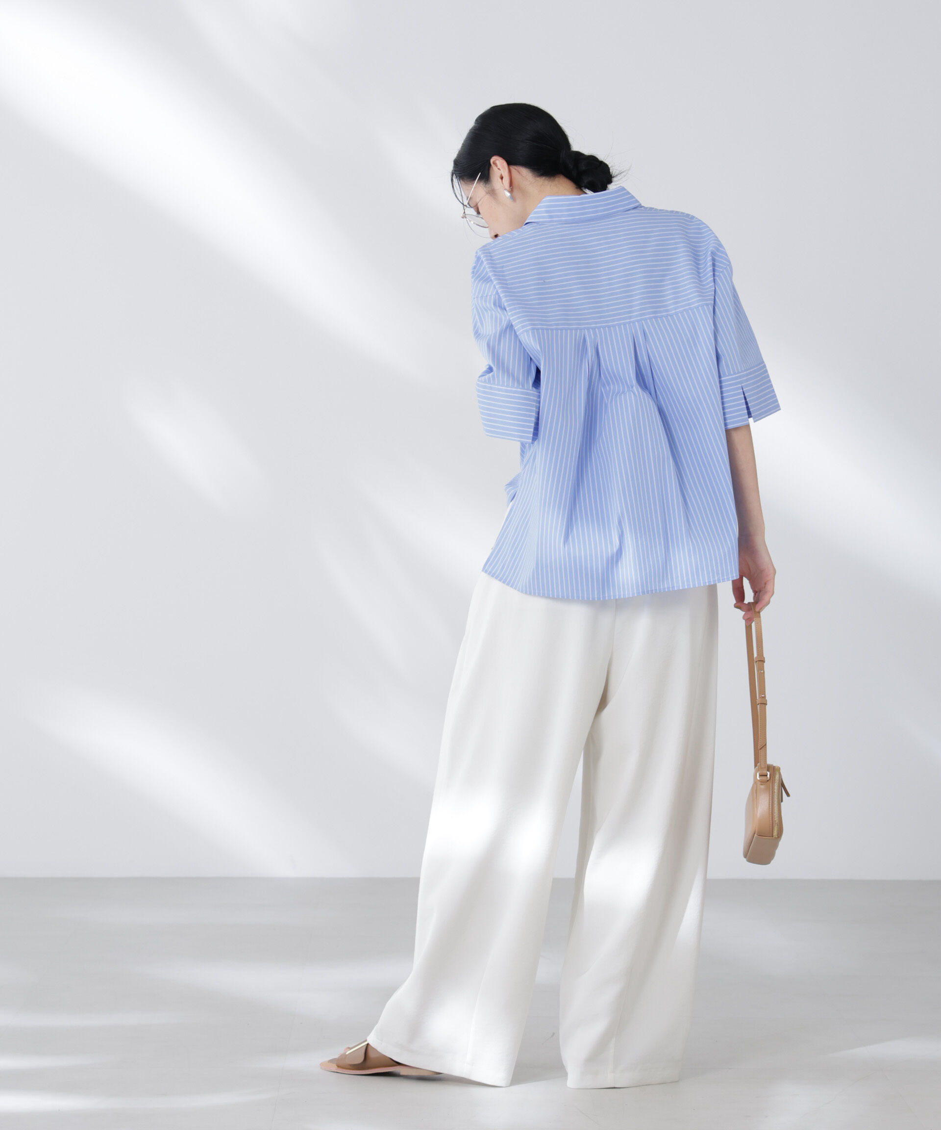 nano･universe「ワイドスリーブスキッパーシャツ」|シャツ・ブラウス|