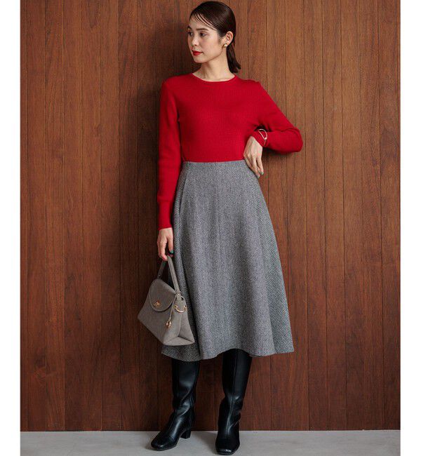 組曲「シックツイード フレアスカート」|スカート|