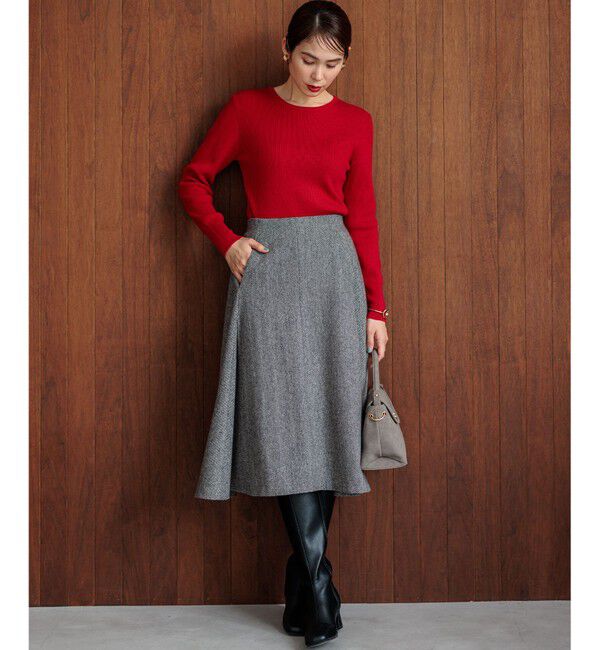 組曲「シックツイード フレアスカート」|スカート|