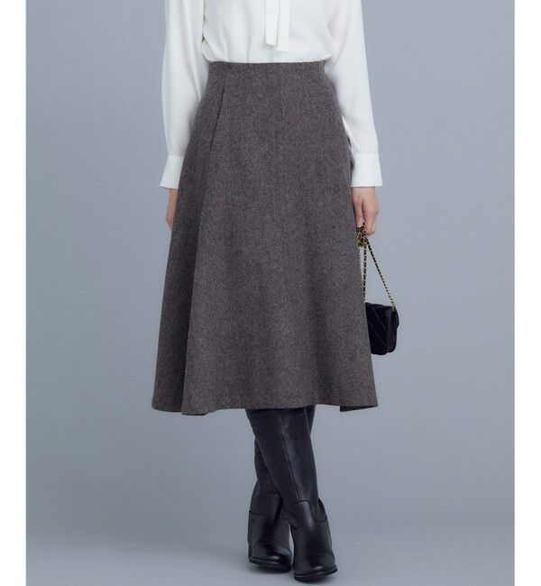 組曲「シックツイード フレアスカート」|スカート|ﾀﾞｰｸﾌﾞ