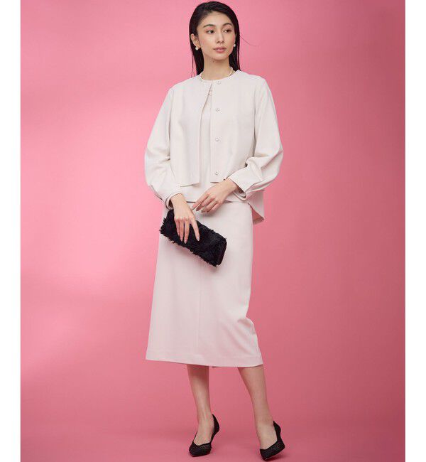 組曲「【KUMIKYOKU NAVY】コンフォータブルアムンゼン ノーカラージャケット」|ノーカラージャケット|