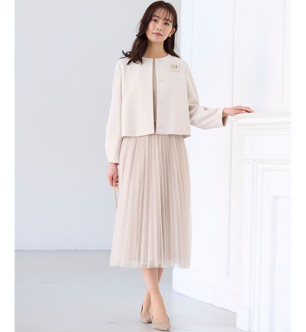 組曲「【KUMIKYOKU NAVY】コンフォータブルアムンゼン ノーカラージャケット」|ノーカラージャケット|