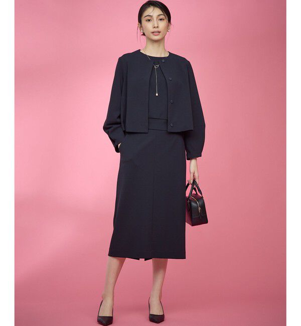 組曲「【KUMIKYOKU NAVY】コンフォータブルアムンゼン ノーカラージャケット」|ノーカラージャケット|