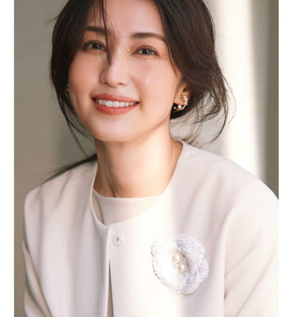 組曲「ツイードパールコサージュ」|ブローチ・コサージュ|