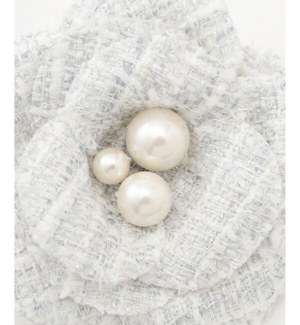 組曲「ツイードパールコサージュ」|ブローチ・コサージュ|