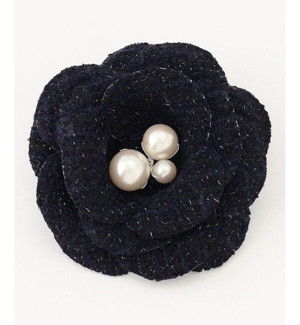 組曲「ツイードパールコサージュ」|ブローチ・コサージュ|