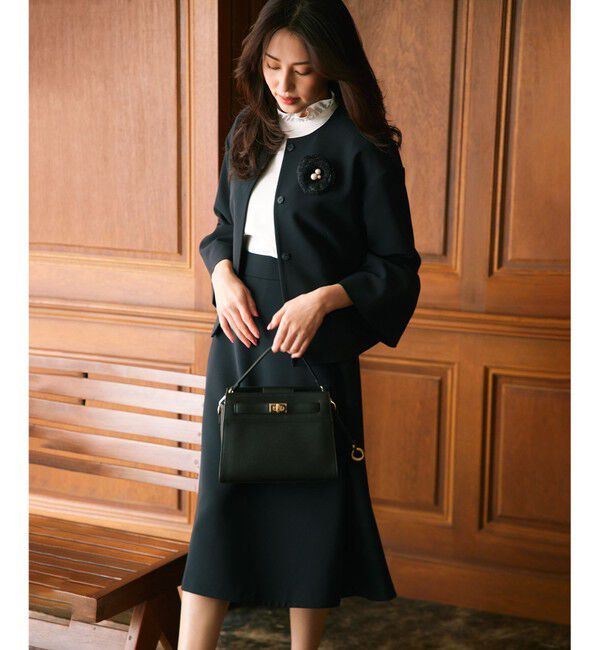 組曲「ツイードパールコサージュ」|ブローチ・コサージュ|