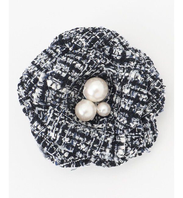 組曲「ツイードパールコサージュ」|ブローチ・コサージュ|