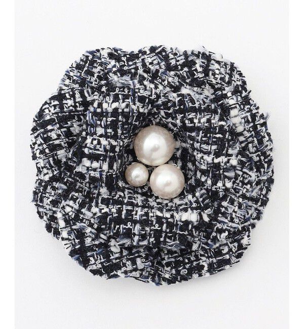 組曲「ツイードパールコサージュ」|ブローチ・コサージュ|