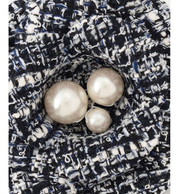 組曲「ツイードパールコサージュ」|ブローチ・コサージュ|