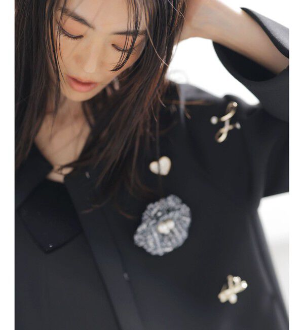 組曲「ツイードパールコサージュ」|ブローチ・コサージュ|