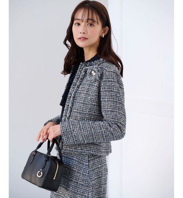 組曲「ツイードパールコサージュ」|ブローチ・コサージュ|